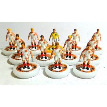 Subbuteo Andrew Table Soccer Holland away  World Cup Team on WSB Professional bases